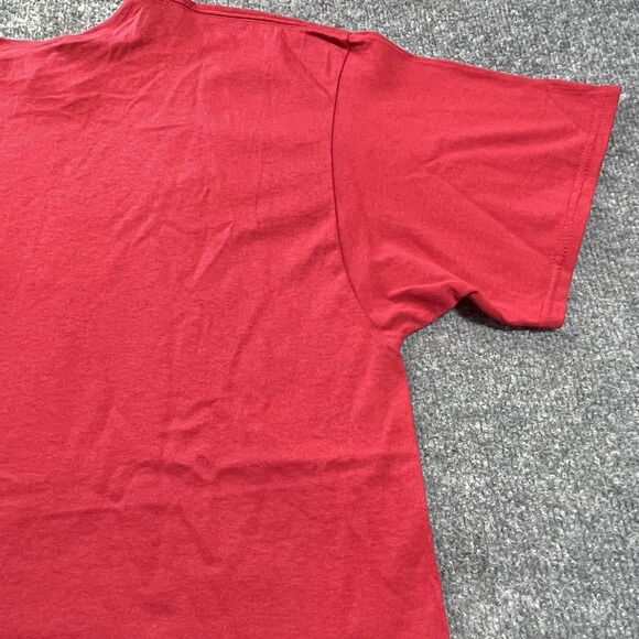 Atlanta Falcons Shirt Mens XL Red Majestic NFL Super Bowl LI 51 Destination New - Picture 11 of 13